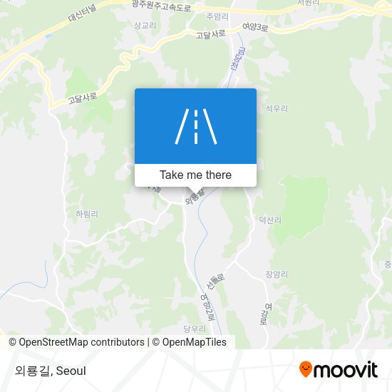 외룡길 map