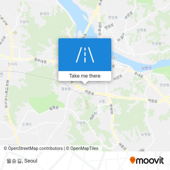 월송길 map