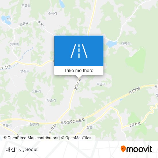 대신1로 map
