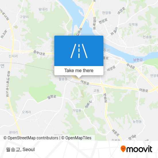 월송교 map