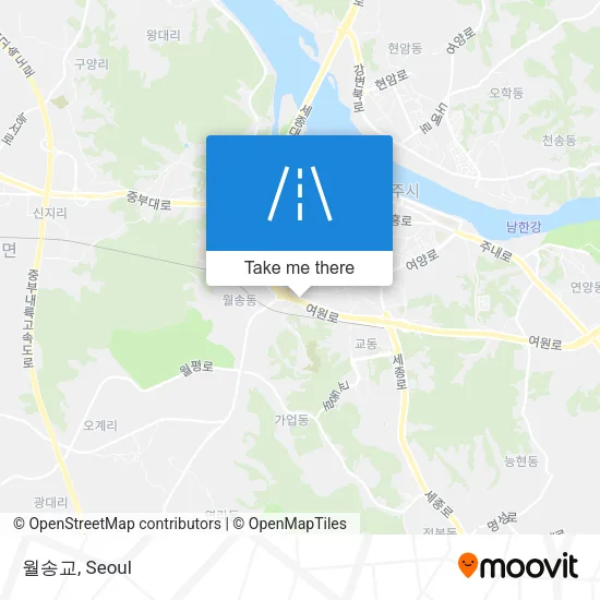 월송교 map