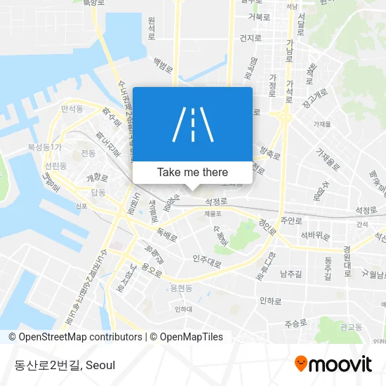 동산로2번길 map