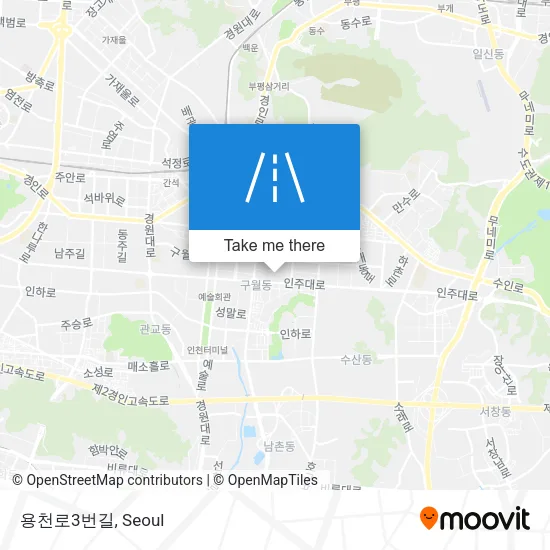 용천로3번길 map