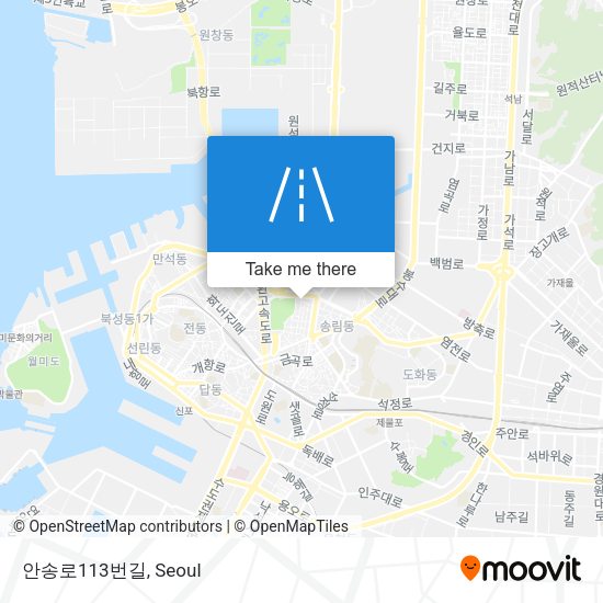 안송로113번길 map