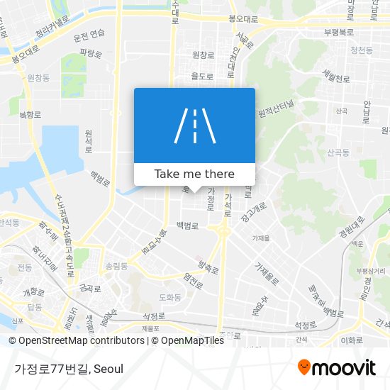 가정로77번길 map