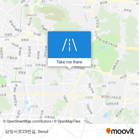 담방서로23번길 map