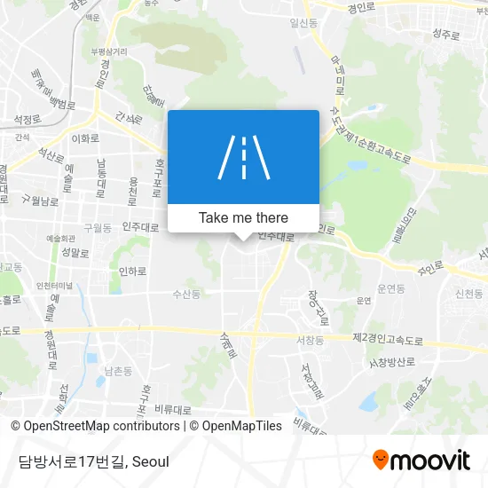 담방서로17번길 map