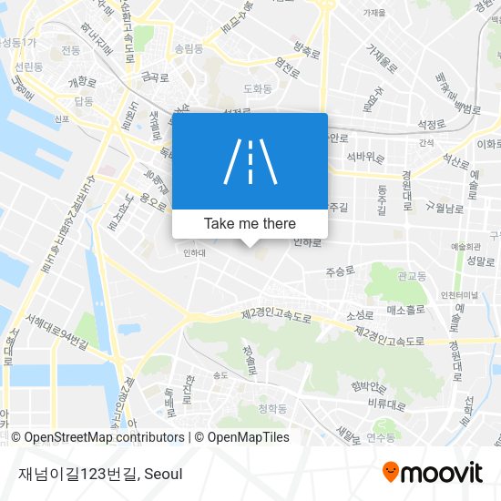 재넘이길123번길 map