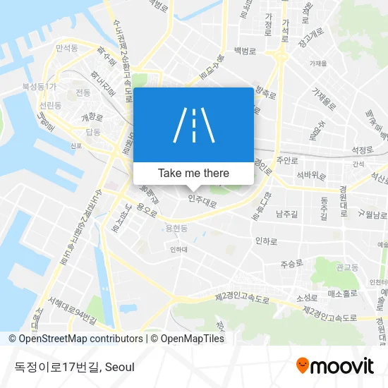 독정이로17번길 map