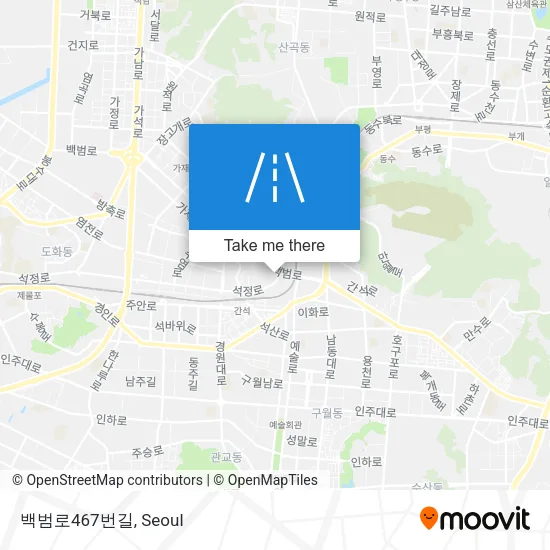백범로467번길 map