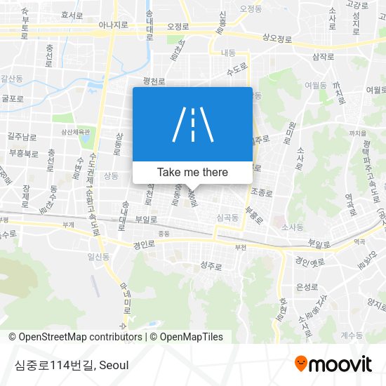 심중로114번길 map