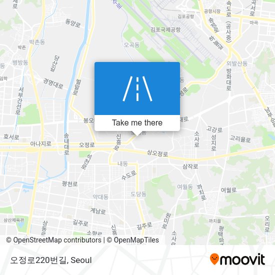 오정로220번길 map