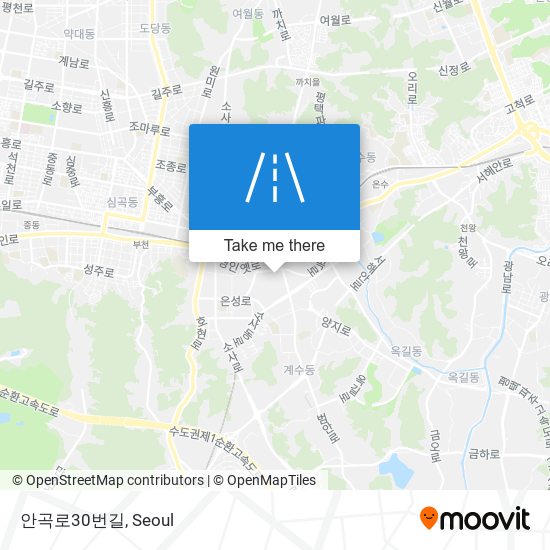 안곡로30번길 map