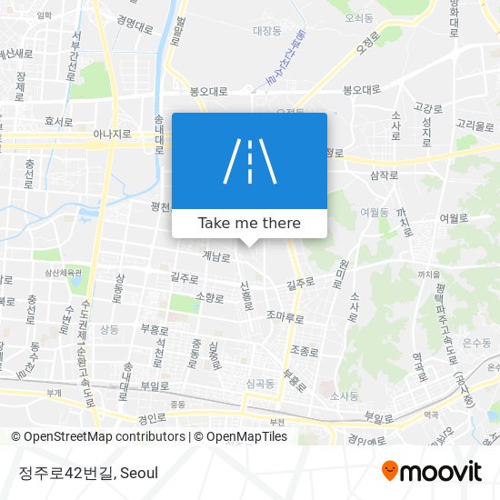 정주로42번길 map