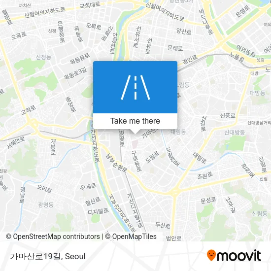 가마산로19길 map
