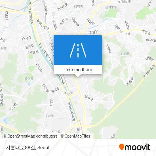 시흥대로88길 map
