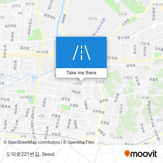 도약로221번길 map