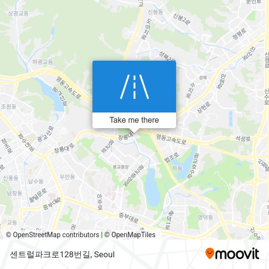 센트럴파크로128번길 map