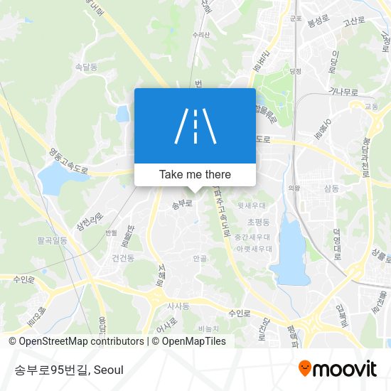 송부로95번길 map