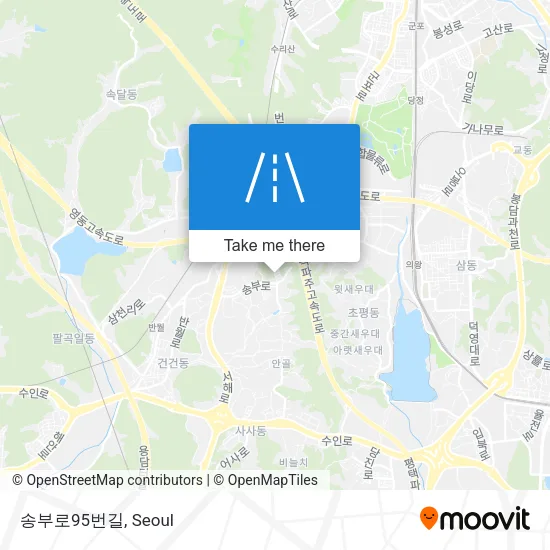 송부로95번길 map