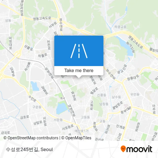 수성로245번길 map