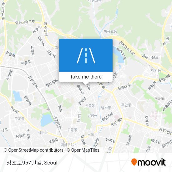 정조로957번길 map