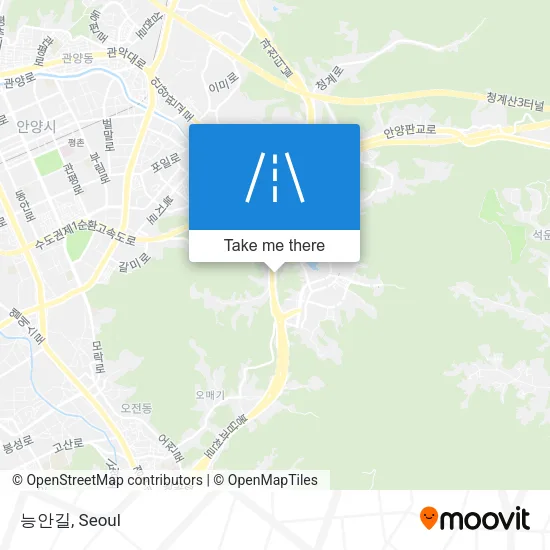 능안길 map