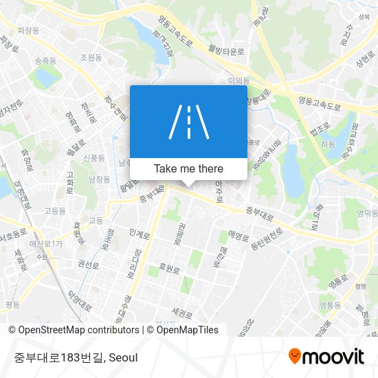 중부대로183번길 map