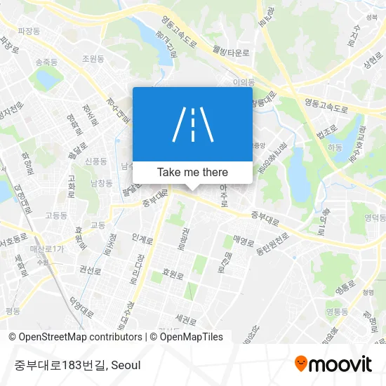 중부대로183번길 map