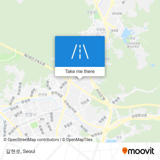 갈현로 map