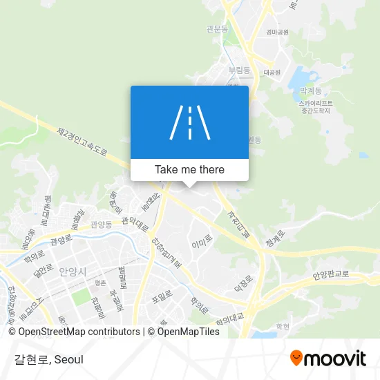 갈현로 map