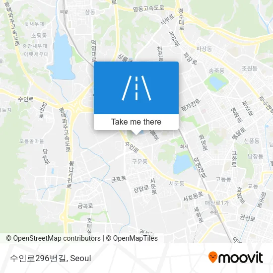 수인로296번길 map