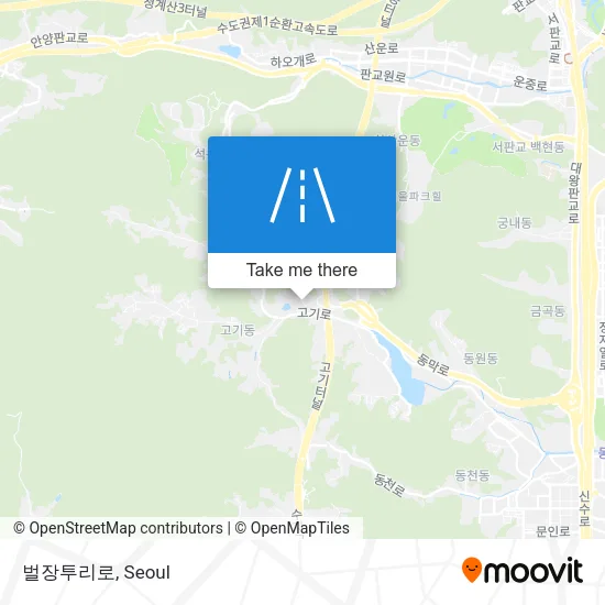 벌장투리로 map