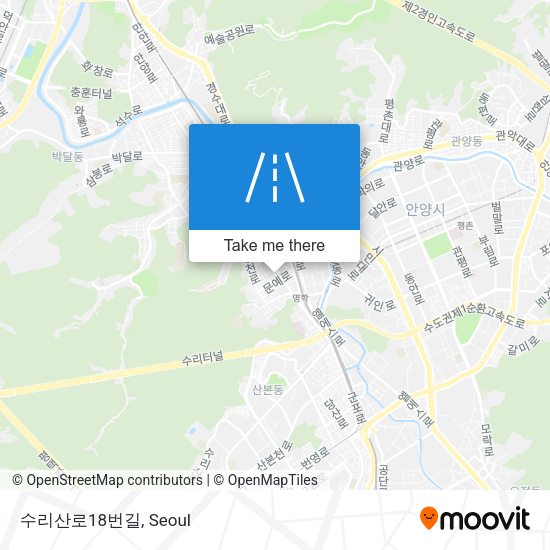 수리산로18번길 map
