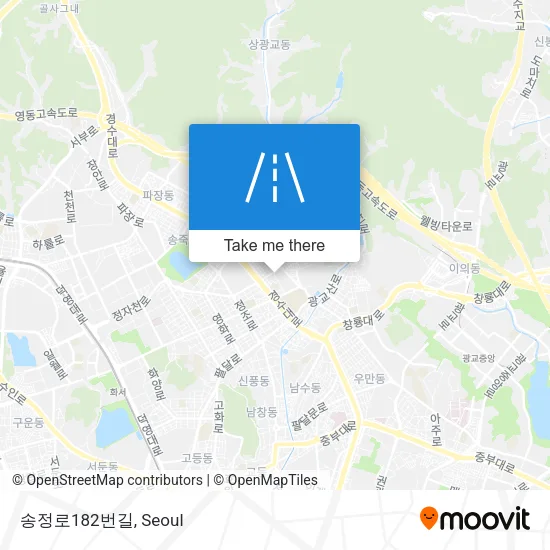 송정로182번길 map