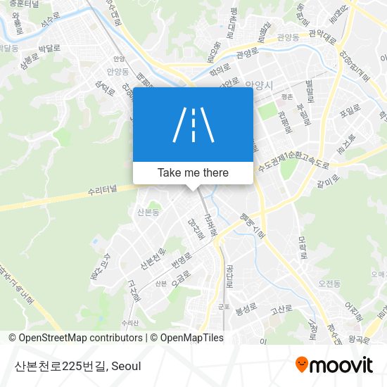 산본천로225번길 map