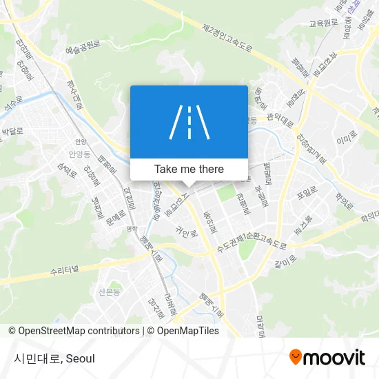 시민대로 map