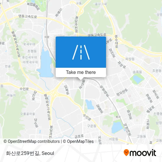 화산로259번길 map