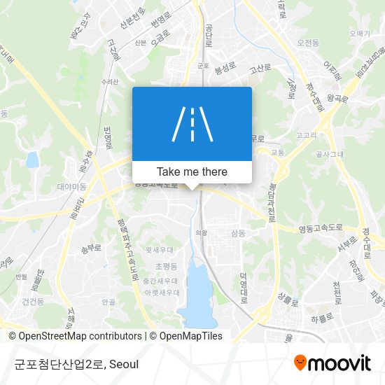 군포첨단산업2로 map