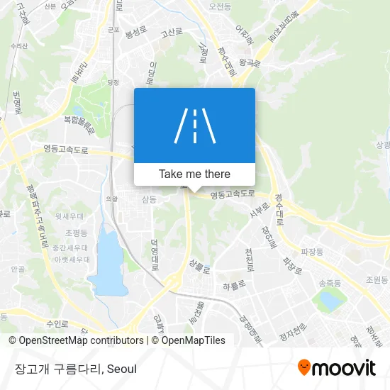 장고개 구름다리 map