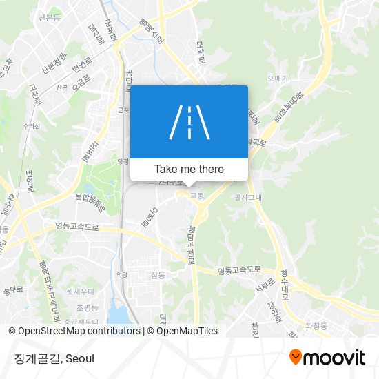 징계골길 map