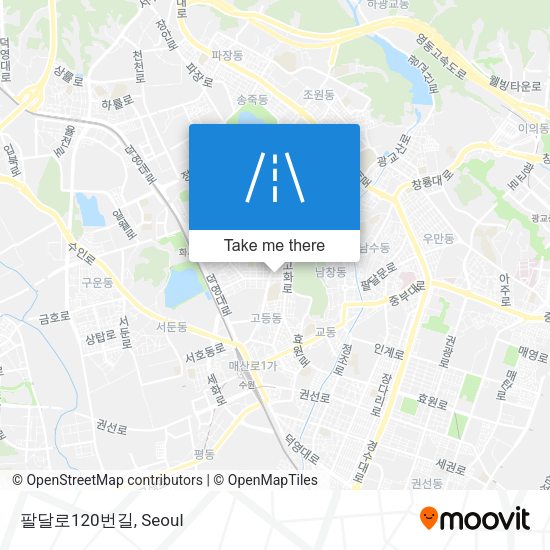 팔달로120번길 map