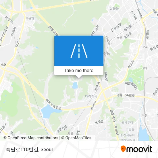 속달로110번길 map
