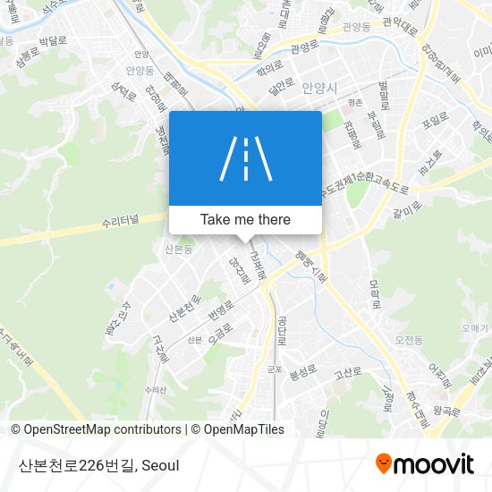 산본천로226번길 map