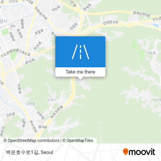 백운호수로1길 map