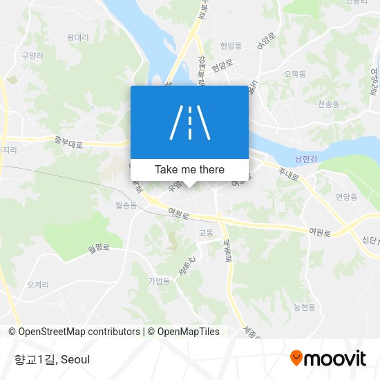 향교1길 map
