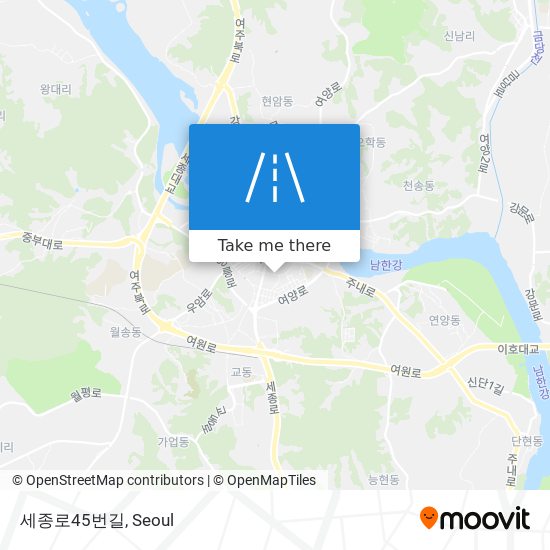 세종로45번길 map