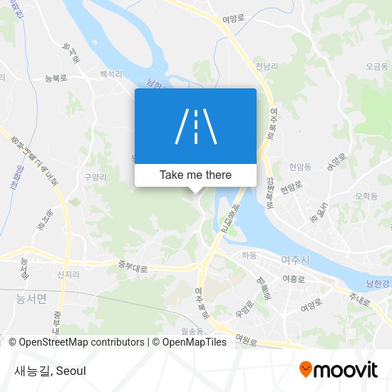 새능길 map