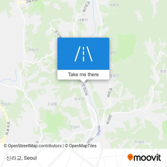 신라교 map