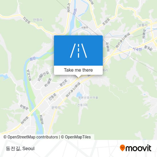 동전길 map